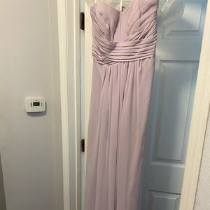 Purple David’s bridal dress